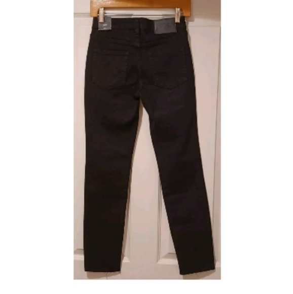 TRUE RELIGION COLETTE SLIM STRAIGHT BLACK JEANSTa - Picture 7 of 14